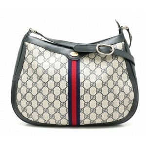Gucci Gucci Shoulder Bag Navy Blue Red